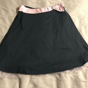 Black skirt with rhinestone belt accent Size 11